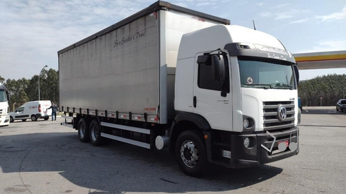 CAMINHÃO TRUCK 6X2 VW 24.280 NA CARROCERIA SIDER 2019