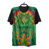 Camiseta Camisa Maconha Tattoo Cannabis Psicodelico Trippy 9