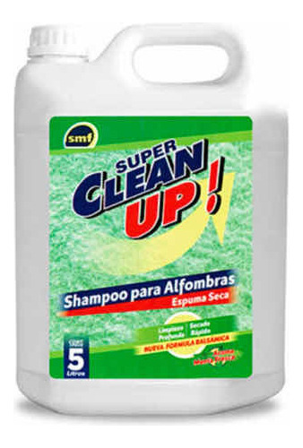 Shampoo Limpia Alfombras Y Tapices Baja Espuma 5 L Clean Up