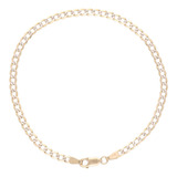 Pulsera De 14k Oro Amarillo, 3.3 Gramos