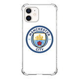 Capa Capinha Anti Shock Manchester City Campeão Branco