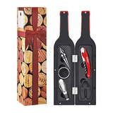 Accesorios Para Botellas De Vino Juego De Regalo Kit Abrelat