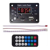 Módulo Mp3 Usb/fm/aux Bluetooth Pantalla Control Remoto 12v