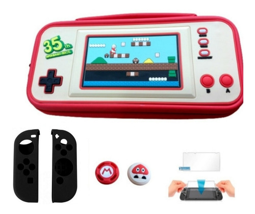 Estuche Para Nintendo Switch+ Protectores