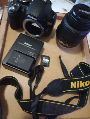  Nikon Kit D3100 +  Lente 18-55mm Vr Dslr Cor  Preto