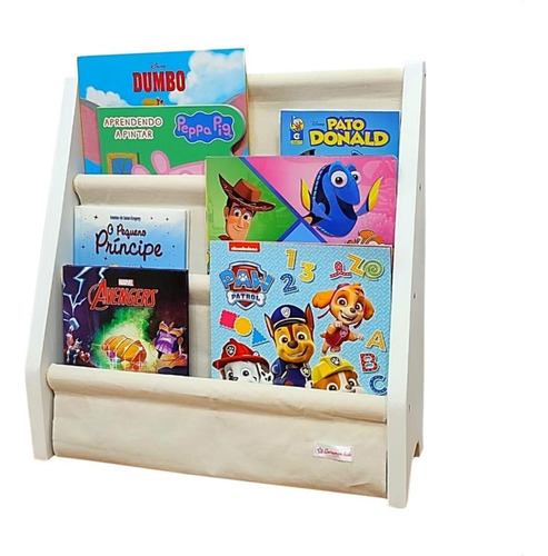 Rack Para Livros Infantil, Standbook Mini Montessoriano