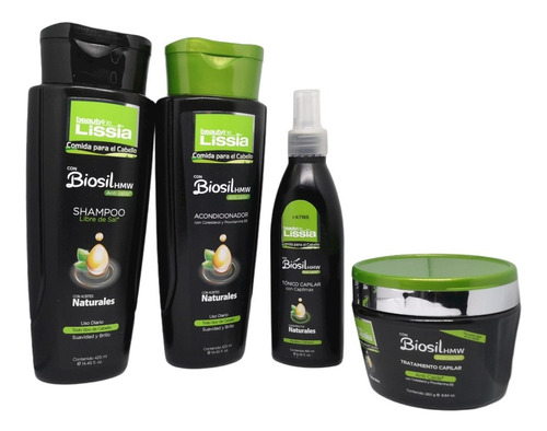 Kit Biosil De Shampoo+acondicionador+tr - mL a $259