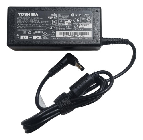 Cargador P/ Toshiba 19v 3.42a L845 L745 C845 C50 C55 C/cable