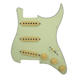 Juego De 11 Orificios Para Guitarra Pickguard Sss, Placa Tra