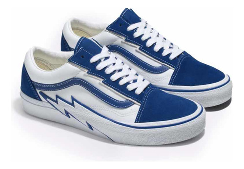 Vans Old Skool Bolt (white & Blue)