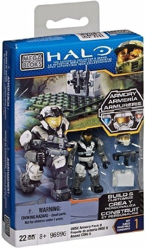 Mega Bloks De Halo Unsc Armería Pack Ii