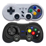 Kit 2 Pro Controller Snes E Mega D. Para Nintendo Switch, Pc