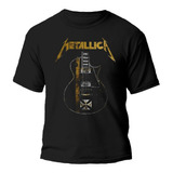 Remera Metallica Logo Les Paul  100% Algodón 20/1