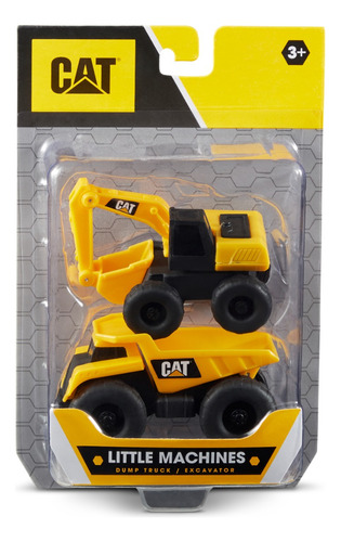 Pack X2 Vehiculos Construccion Excavadora Camion Topadora Ed