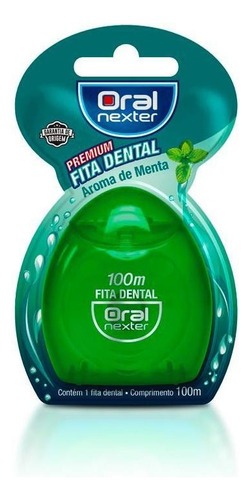 Fita Dental Premuim Oral Nexter Aroma De Menta 100m