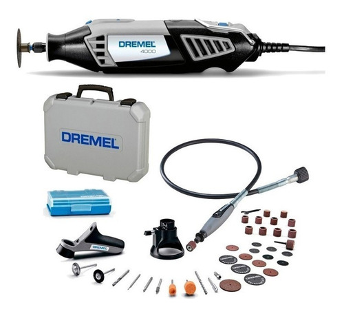 Minitorno Dremel 175w Serie 4000 36 Accesorios Mini Torno