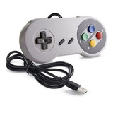 Controle Usb Para Super Nintendo Snes Retrô Pc Emulador 