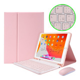 Funda Con Teclado Español Y Ratón Para iPad Mini 4/5 7,9'' A