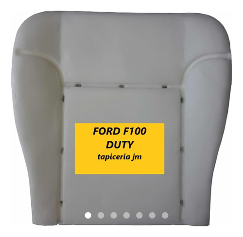 Relleno Poliuretano Asiento Ford F100 Duty