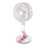 Ventilador Plegable Con Luz Led Carga Usb Mini