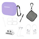 Funda Y Kit De Accesorios 9 En 1 Para AirPods Pro 2 Gen 2022