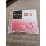 Paq Sony Cd-r 700 Mb/mo 1x-48x 80 Min, 10 Pza C/u Estuche 