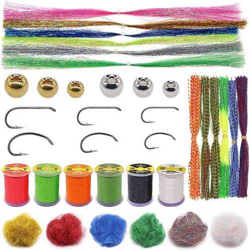Xfishman Beginners-fly-tying-materials Kit For Fly Tieing...