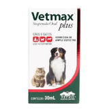 Vetmax Plus Suspensão 30ml Vermifugo Filhotes Cães E Gatos