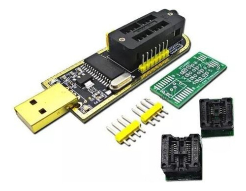 Kit Gravador Usb Flash Eprom Spi Bios 24xx 25xx Programador