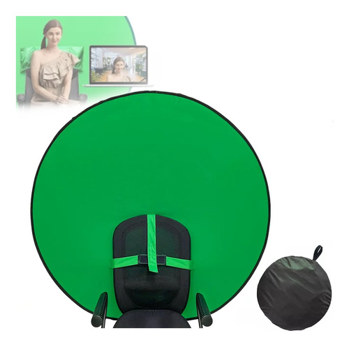 Fondo Chroma Key Pantalla Verde Redondo Plegable Transmision