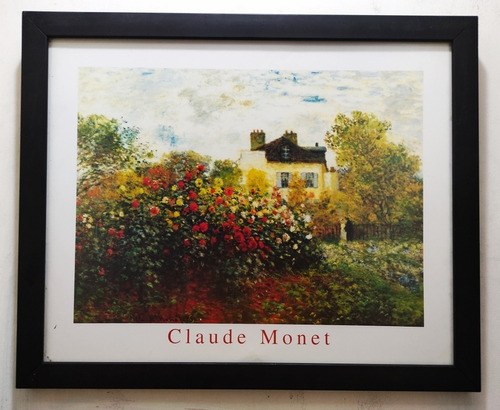 Monet / La Casa Del Artista Enmarcado 55 X 45 Cms