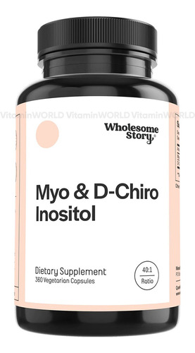 Suplemento En Cápsula Wholesome Story  Suplemento Alimenticio Myo & D-chiro Inositol Mioinositol En Pote 360 Un