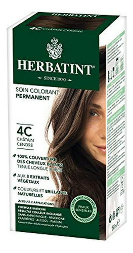 Permanent Haircolor Gel 4c Ash Chestnut 1 Box