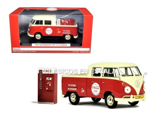 Volkswagen T1 1963 Expendedora Coca Cola / Motor City 1/24 