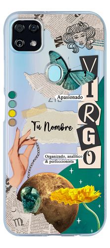 Funda Para Zte Mujer Signo Zodiaco Virgo Con Tu Nombre