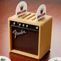 Porta Púas Mini Amplificador Fender Vintage Beige + Pua | Envío gratis