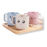 Mug, Tazas Para Niños, Niñas, Ecológicas En Fibra De Trigo, 