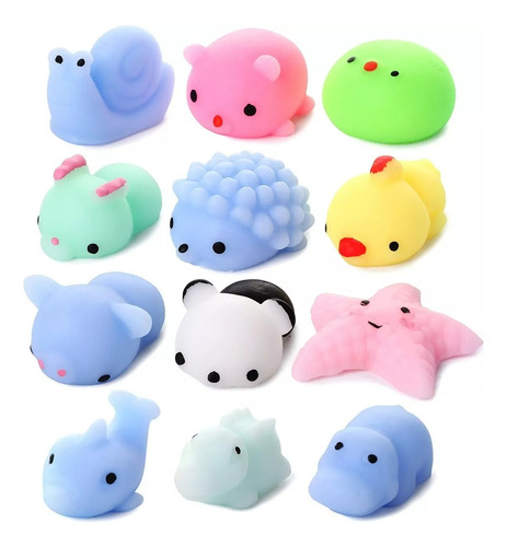 50 Squishy Kawaii Mini Animalito Juguete Bolo Fiesta Premio