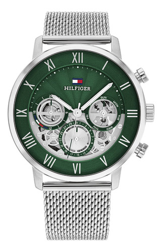 Reloj Tommy Hilfiger De Acero Plateado Para Hombre 1710567