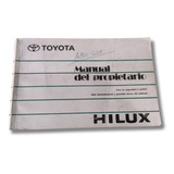 Manual De Propietario Toyota Hilux Usado 