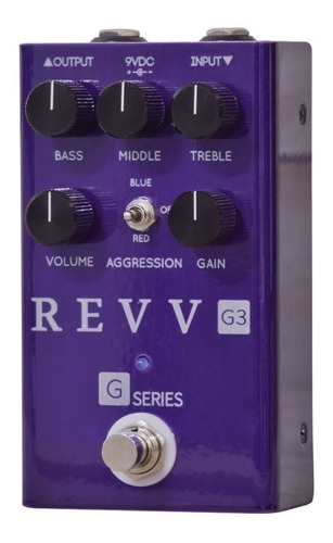 Pedal De Efecto Revv G3  Púrpura