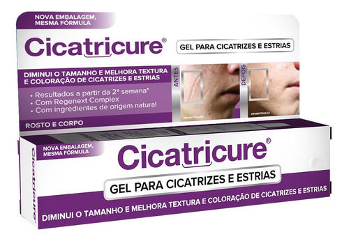 Gel Para Cicatrizes E Estrias 30g - Cicatricure