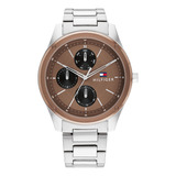 Reloj Tommy Hilfiger Para Hombre De Acero Plateado 1710533 S