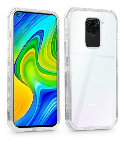 Funda Para Xiaomi Uso Rudo Alto Impacto Transparente 3pzs