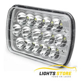 Faro/unidad 15 Leds 5x7 H6054 45w H4 Alta Y Baja