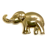 Prendedor Broche Elefante Oro 18k 15 X 30 Mm