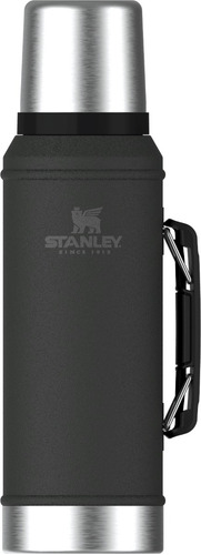 Termo Stanley Classic 950ml Manija Tapon Pico Cebador Negro