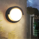 Lámpara De Pared Led De Arbotante Impermeable Exterior