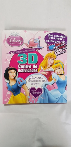 Centro De Actividades Princesas. 3 D. Incluye Acteojos