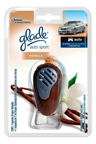 Desodorante Glade Auto Sport ,  Encanto De Vainilla 7 Ml